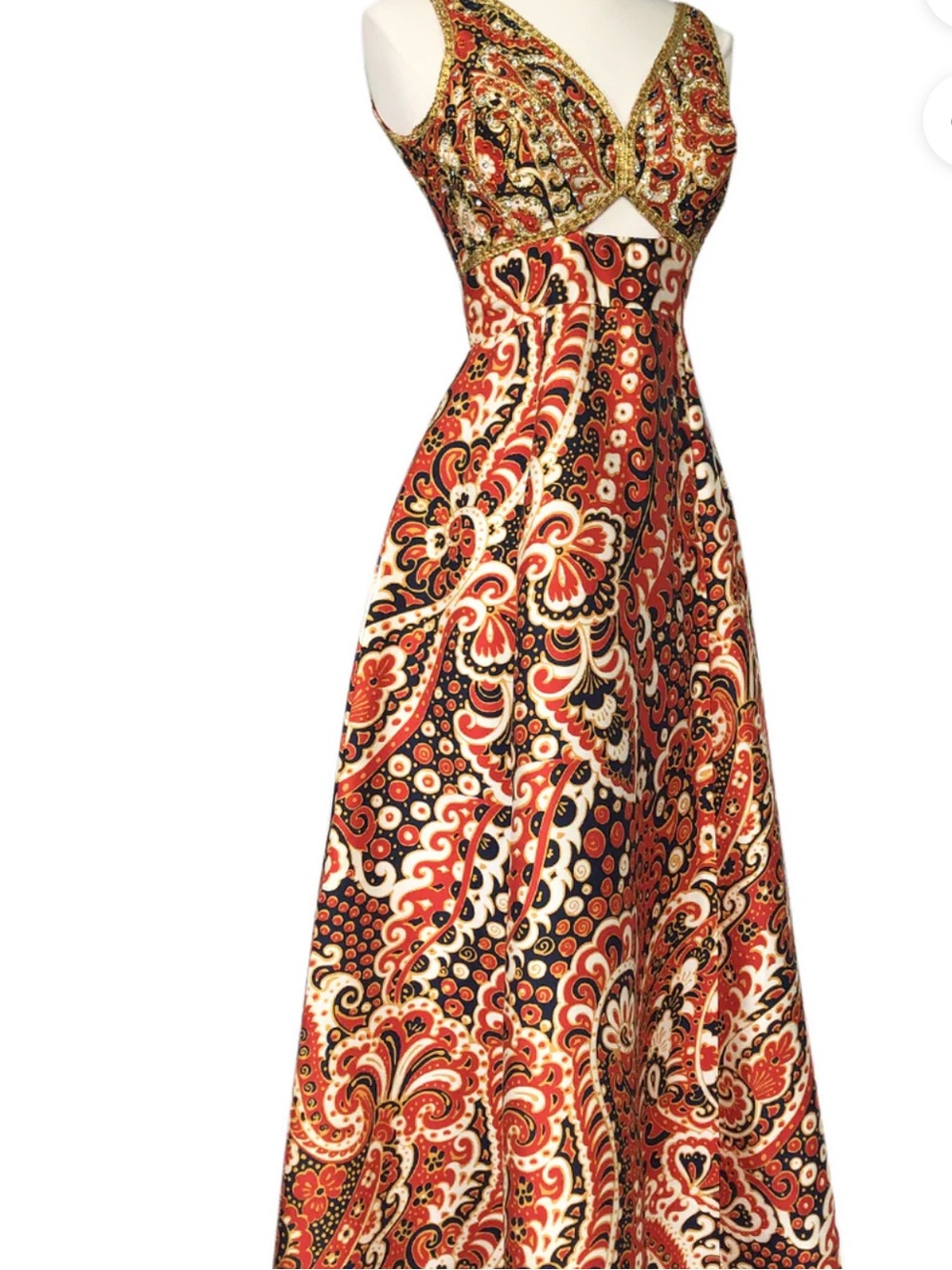 Malcom starr vintage maxi dress